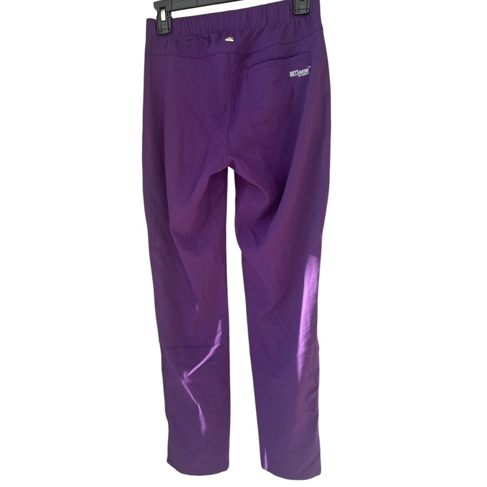 Grey's Anatomy Purple Scrub Pants, NEW With Tags, Women’s Sz XXS - Picture 6 of 10